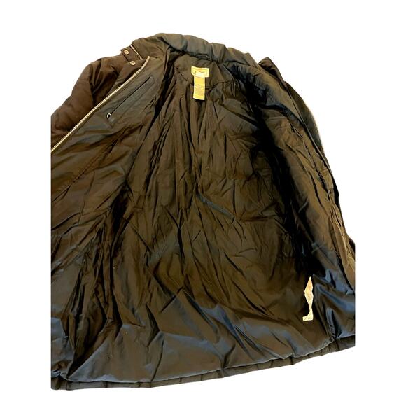 L.L. Bean Black Long Down Puffer Coat - Picture 5 of 8